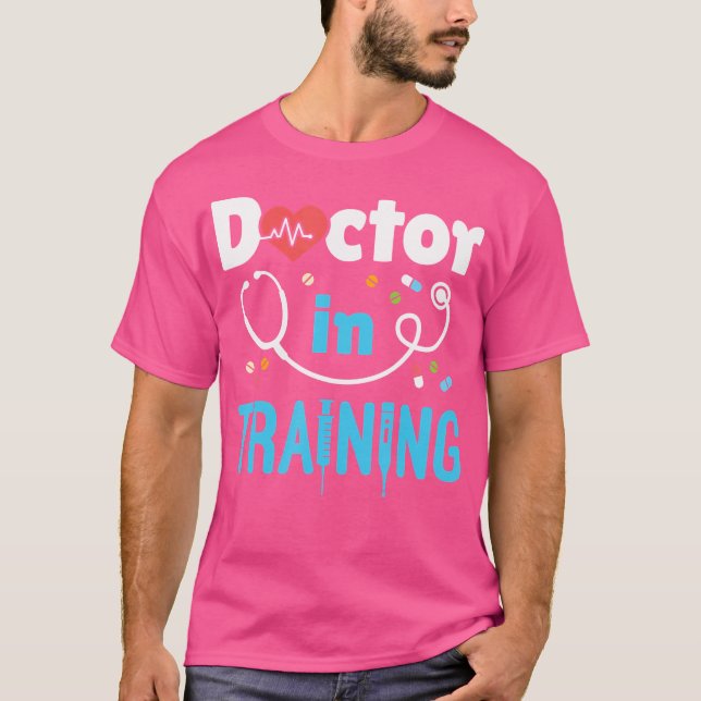 Camiseta Médico En Formación En El Futuro De La Escuela De  (Anverso)