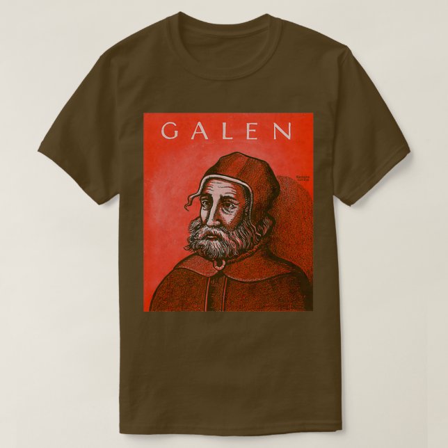 Camiseta Médico griego antiguo de Galen (Diseño del anverso)