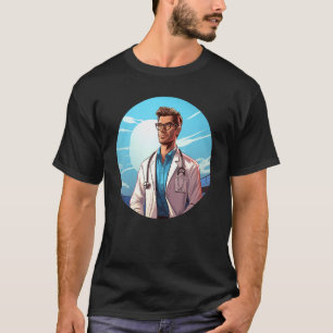 Camiseta Médico guapo para Médico y trabajador hospitalario