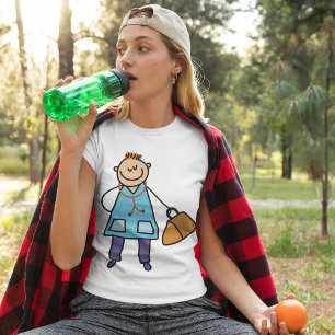Camiseta Médico Niño Personaje Médico Infantil