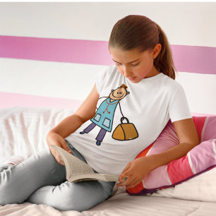 Camiseta Médico Niño Personaje Médico Infantil