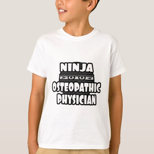 Camiseta Médico Osteopático Ninja (Anverso)