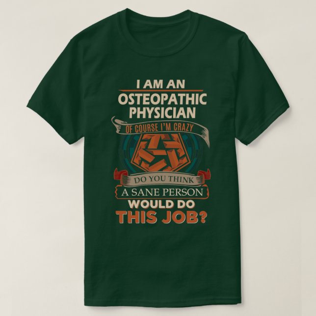 Camiseta Médico Osteopático Sane Persona Regalo Tema 3 (Diseño del anverso)