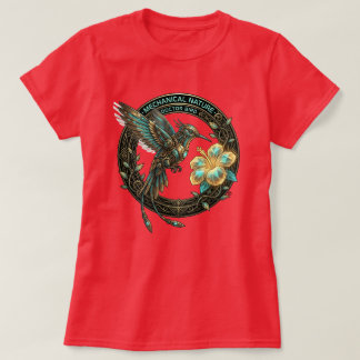 Camiseta Médico Pájaro de la Naturaleza Mecánica