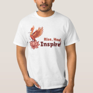 Camiseta Médico Phoenix curando Lotus - Aumentar, curar, in