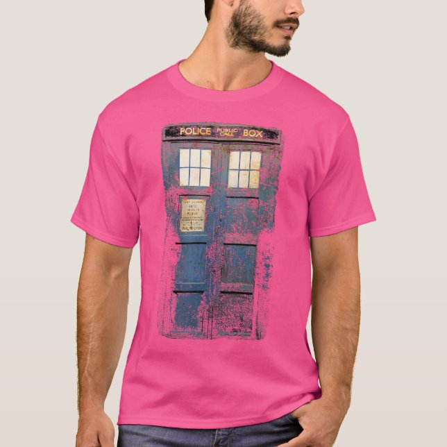 Camiseta Médico Que Cosplay Tardis Travelle Tiempo (Anverso)