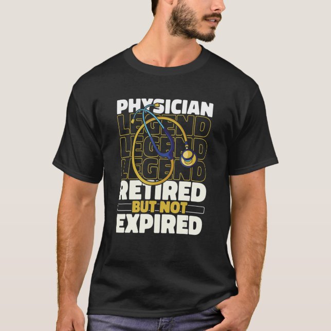 Camiseta Médico Retirado Médico Médica Médico (Anverso)