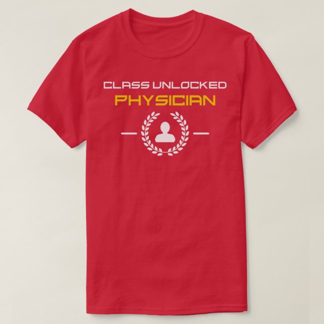 Camiseta Médico sin bloqueo de clase (Diseño del anverso)