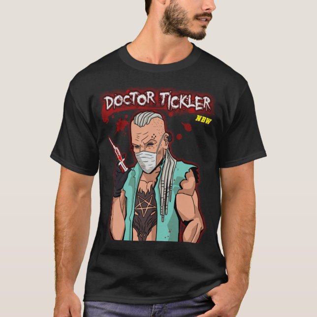 Camiseta Médico Tickler NBW Wrestrit Shirt (Anverso)