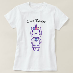Camiseta Médico Unicornio Adorable – Estetoscopio divertido