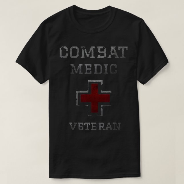 Camiseta Médico Veterano Veterano Militar Retirem (Diseño del anverso)