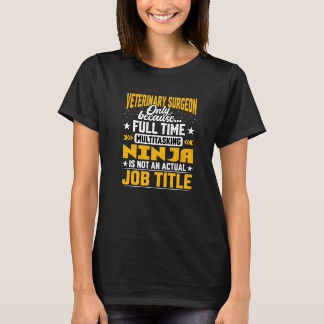 Camiseta Médico Veterinario (Anverso)