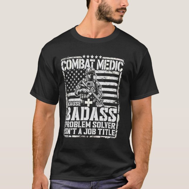 Camiseta Médicos de primeros auxilios Militar de combate 8 (Anverso)