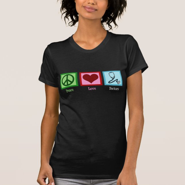 Camiseta Médicos del amor de la paz (Anverso)