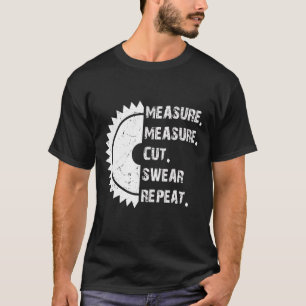 Camiseta Medida Medida Corte de Barrido Repita de Handyman 