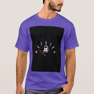 Camiseta MEDIDOR DE COMBUSTIBLE DE CAFE divertido