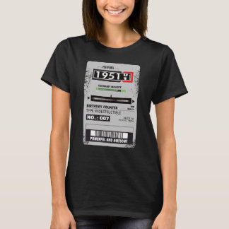 Camiseta medidor de electricidad Cumpleaños de tres metros