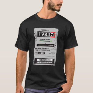Camiseta medidor de electricidad Cumpleaños de tres metros