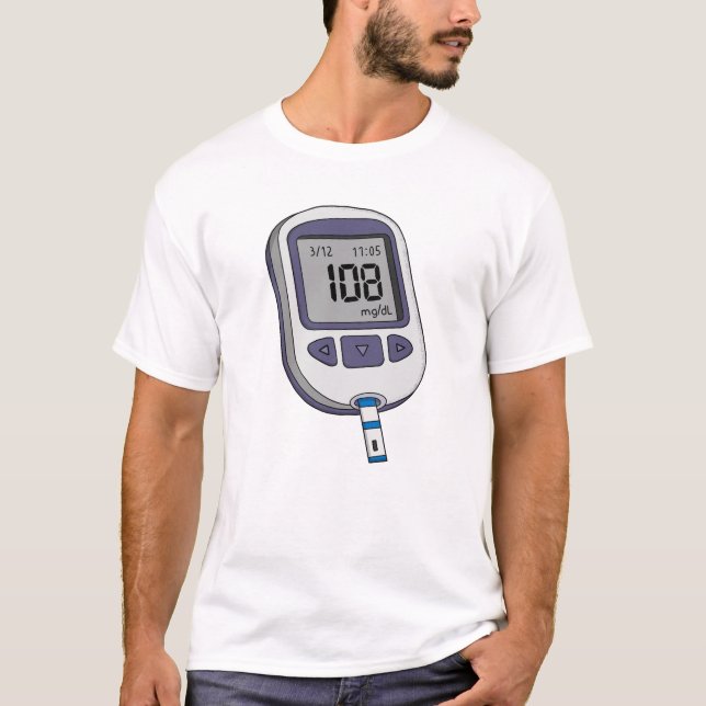 Camiseta Medidor de glucosa (Anverso)