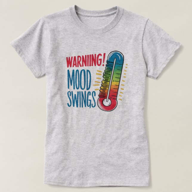 Camiseta Medidor de humor (Diseño del anverso)