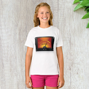 Camiseta Medidor de nivel de salida de VU Meter Audio