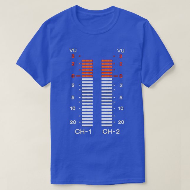 Camiseta medidor de vu (Diseño del anverso)