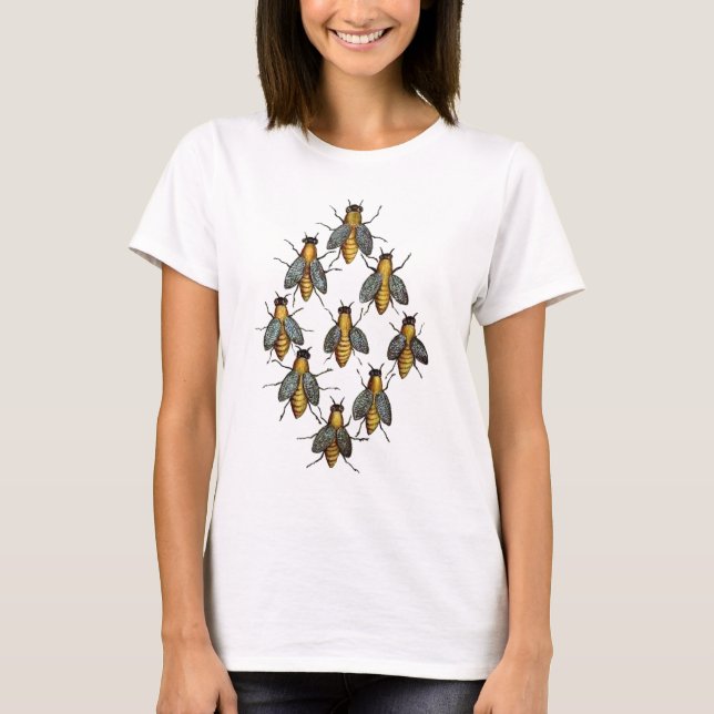 Camiseta Medieval Bees 2 (Anverso)