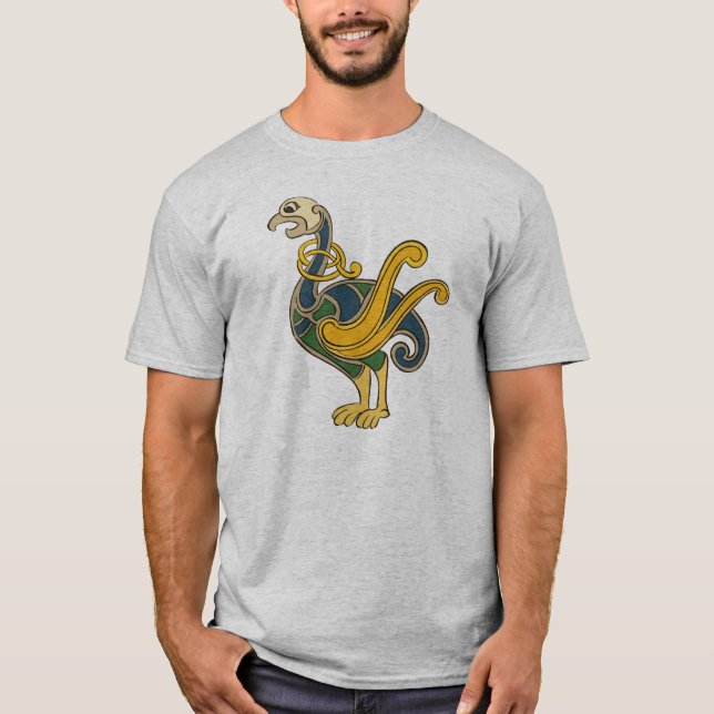 Camiseta medieval céltica del ganso (Anverso)