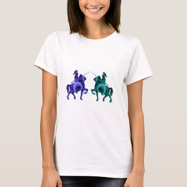 Camiseta medieval de las señoras de los caballos (Anverso)