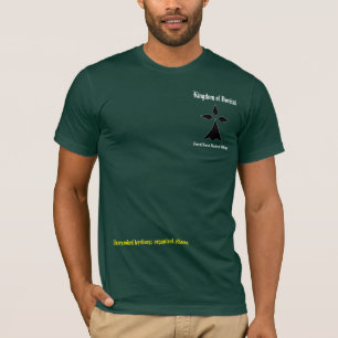 Camiseta medieval del pueblo del bosque boreal