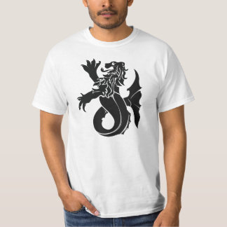 Camiseta medieval del valor del león marino de la