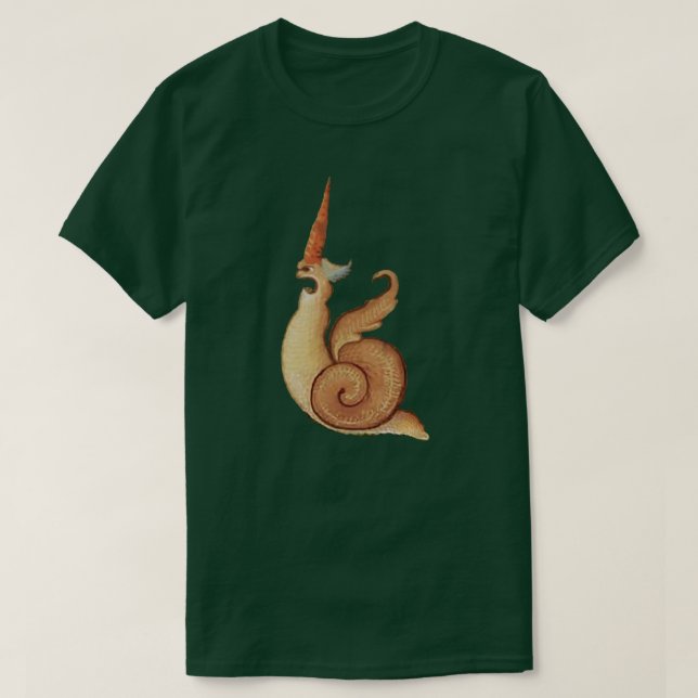 Camiseta medieval "Screaming Snail" (Diseño del anverso)