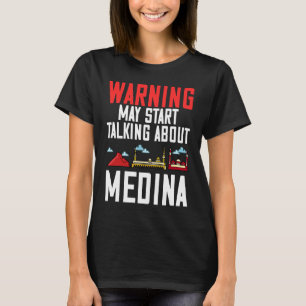 Camiseta Medina Arabia Saudita Recorrido por el mapa de la 