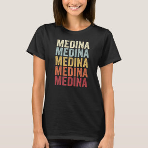 Camiseta Medina Minnesota Medina MN retro vintage Textos