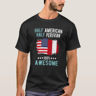 Camiseta Medio americano mitad peruano