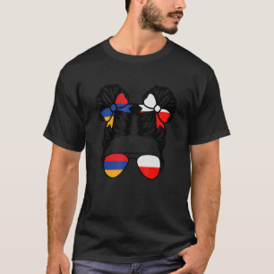 Camiseta Medio armenio mitad Chica polaco Armenia niños Her