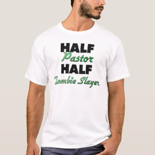 Camiseta Medio asesino del zombi del medio pastor