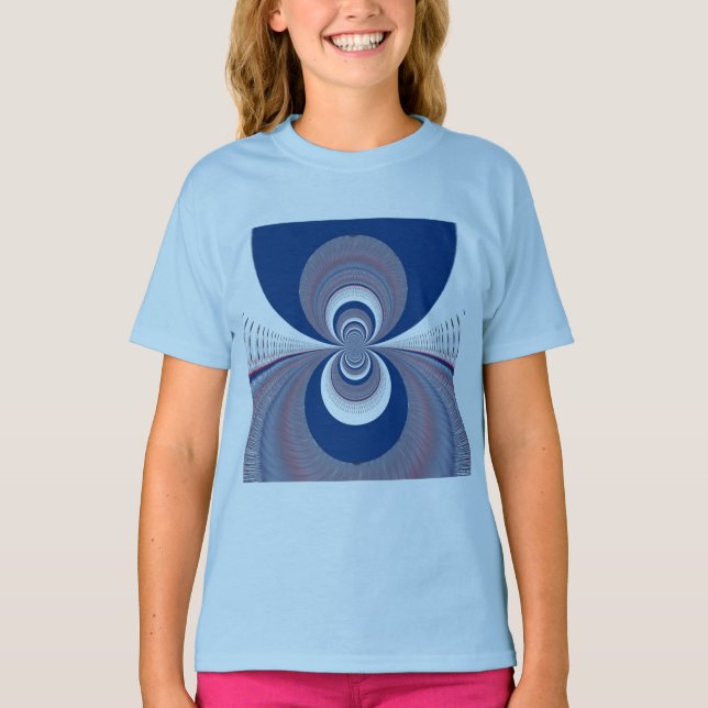 Camiseta Medio azul (Anverso)
