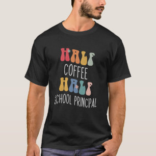 Camiseta Medio Café Medio Director de Escuela Groovy Inspir