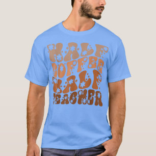 Camiseta Medio Café Medio Profesor Divertido Maestro