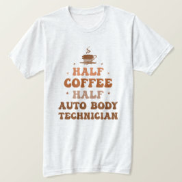 Camiseta Medio Café Medio Técnico de Cuerpo Automático