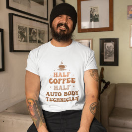 Camiseta Medio Café Medio Técnico de Cuerpo Automático