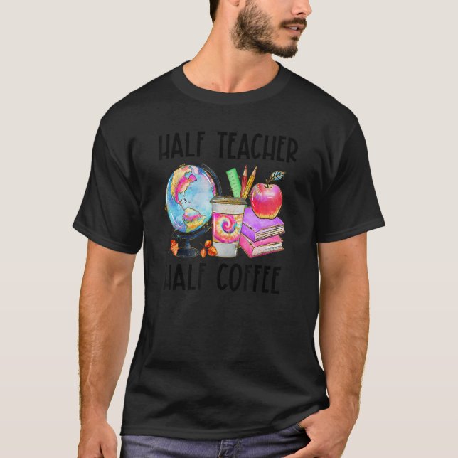 Camiseta Medio Café Semidocente Profesor Inspirador (Anverso)