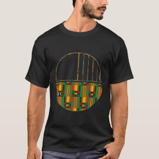 Camiseta Medio círculo geométrico mínimo del patrón de kent