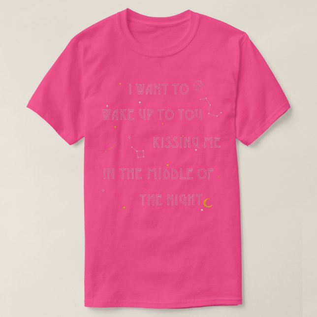 Camiseta Medio De La Noche (Diseño del anverso)