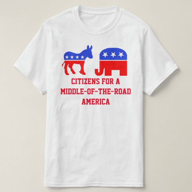 Camiseta Medio del camino (Diseño del anverso)