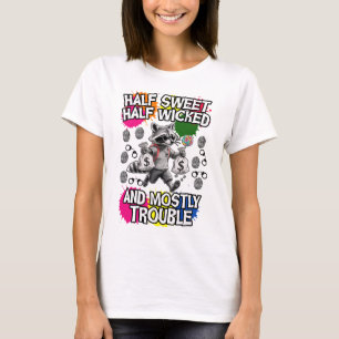 Camiseta medio dulce, medio malvado y en su mayoría problem