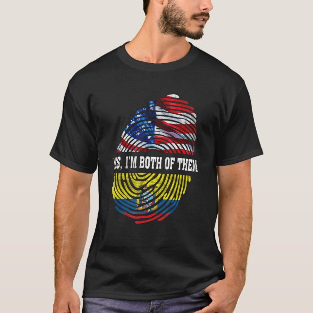 Camiseta Medio ECUADOR Americano Soy Herita (Anverso)