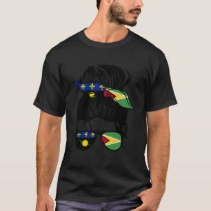 Camiseta Medio guadalupano medio guyanés raíces Guadalupe G