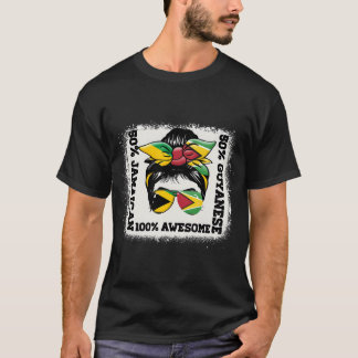 Camiseta Medio guyanés mitad jamaiquino desordenado de Guya
